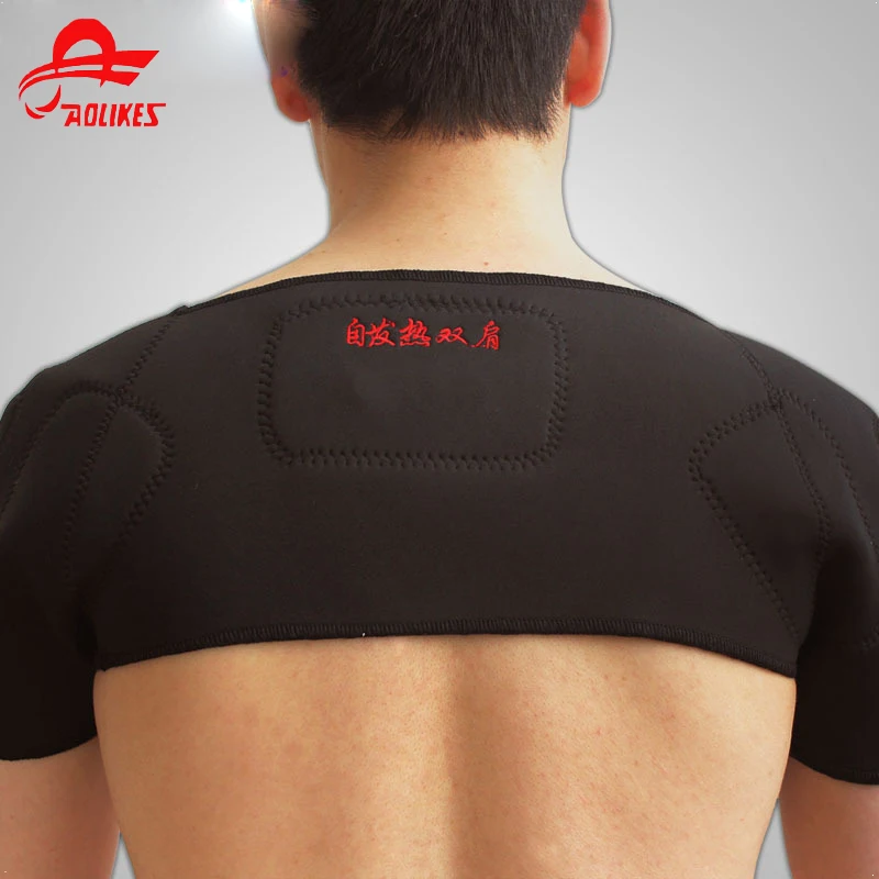 Adjustable Neoprene Double Shoulder Support Self Heating