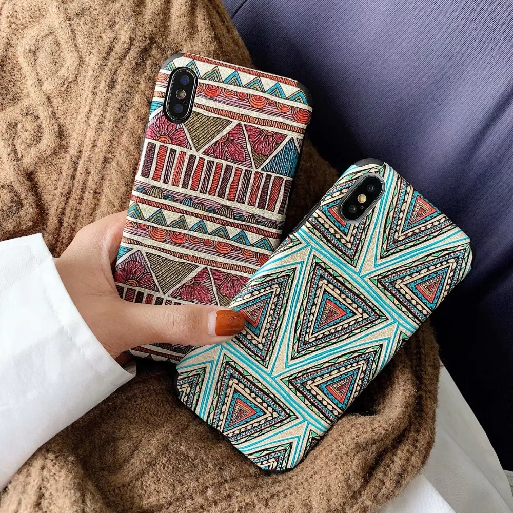

National Wind Totem Phone Etui Coque Cover Case For OPPO R11 R11s Plus 3D Relief Soft TPU Silicon Back Cover For OPPO R17 R15