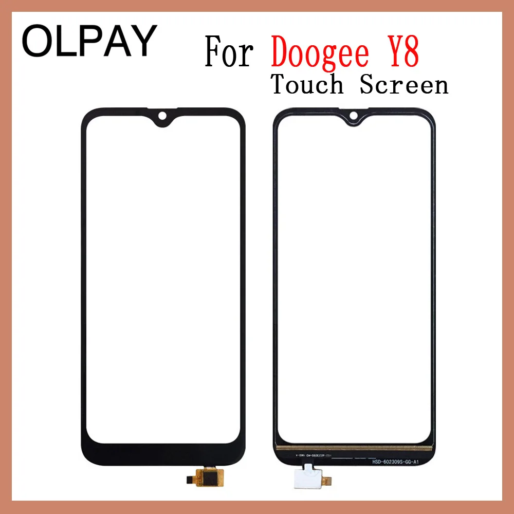 OLPAY 6,1 '' Новинка Для Doogee Y8 сенсорный экран дигитайзер для Doogee Y8C Сенсорная панель Сенсорный экран сенсор Переднее стекло инструменты