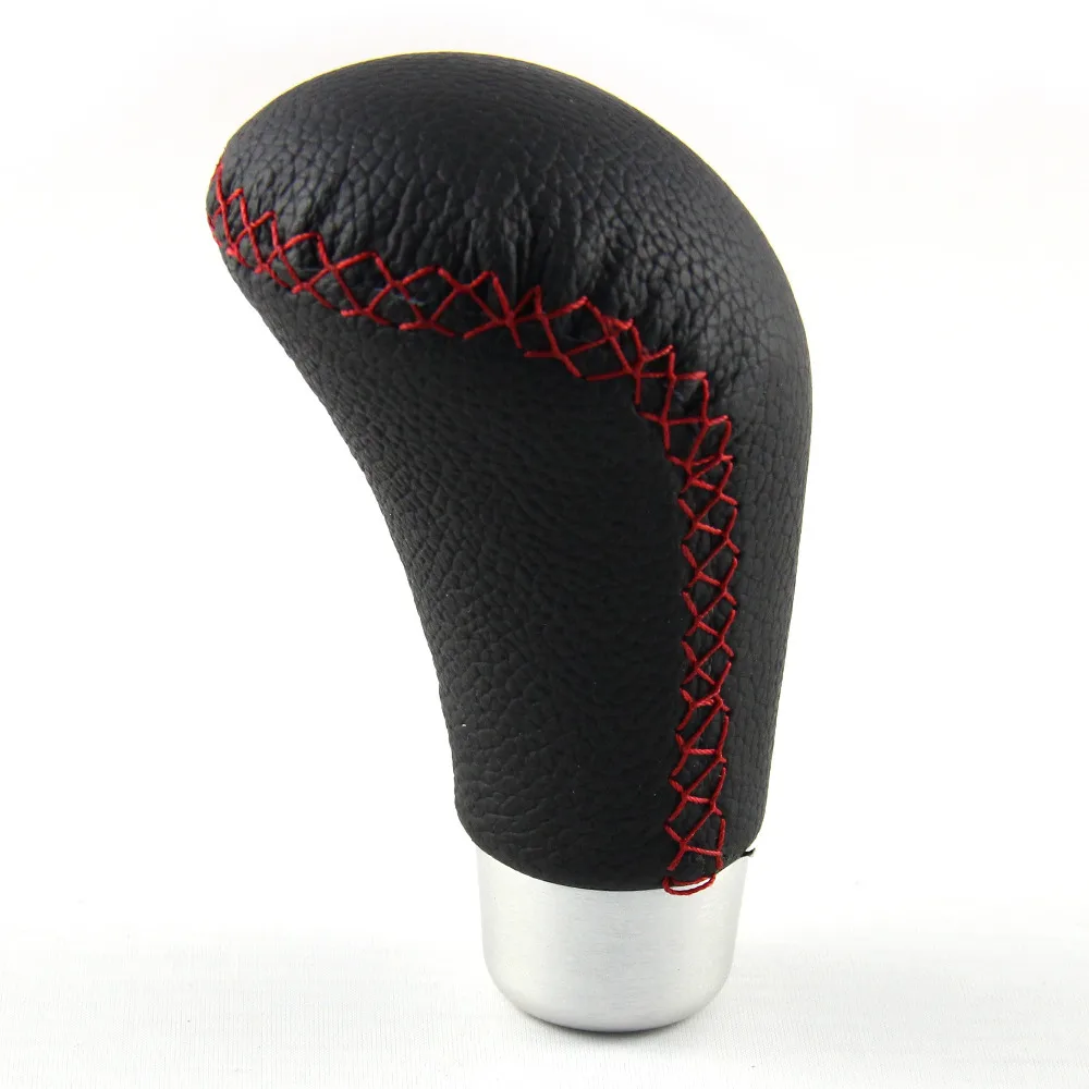 100 mm Leather Long Gear Shift Knob, 4/5/6 Speed JDM Racing Car Gear