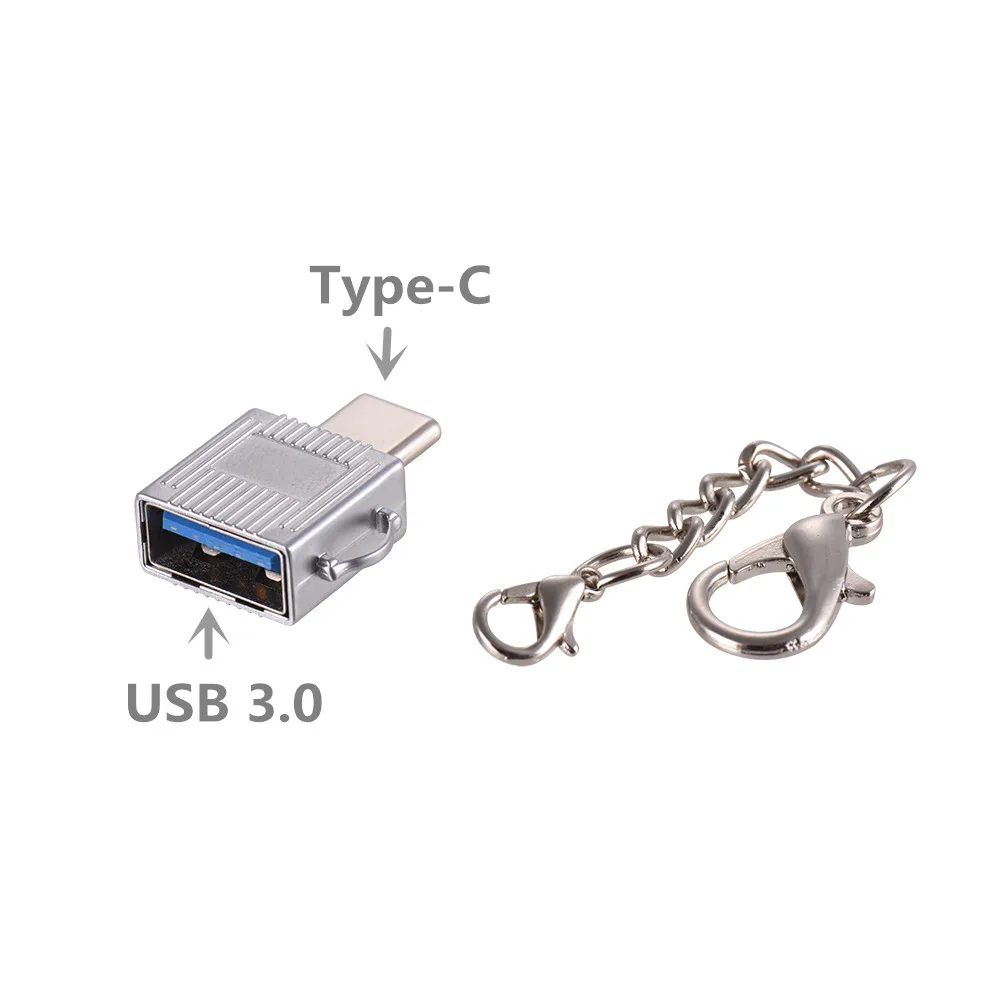 Адаптер типа C к Micro USB type-C Micro USB/type C к USB 3,0 OTG адаптер/type-C конвертер с TF SD карт памяти - Цвет: Type C to USB 3.0