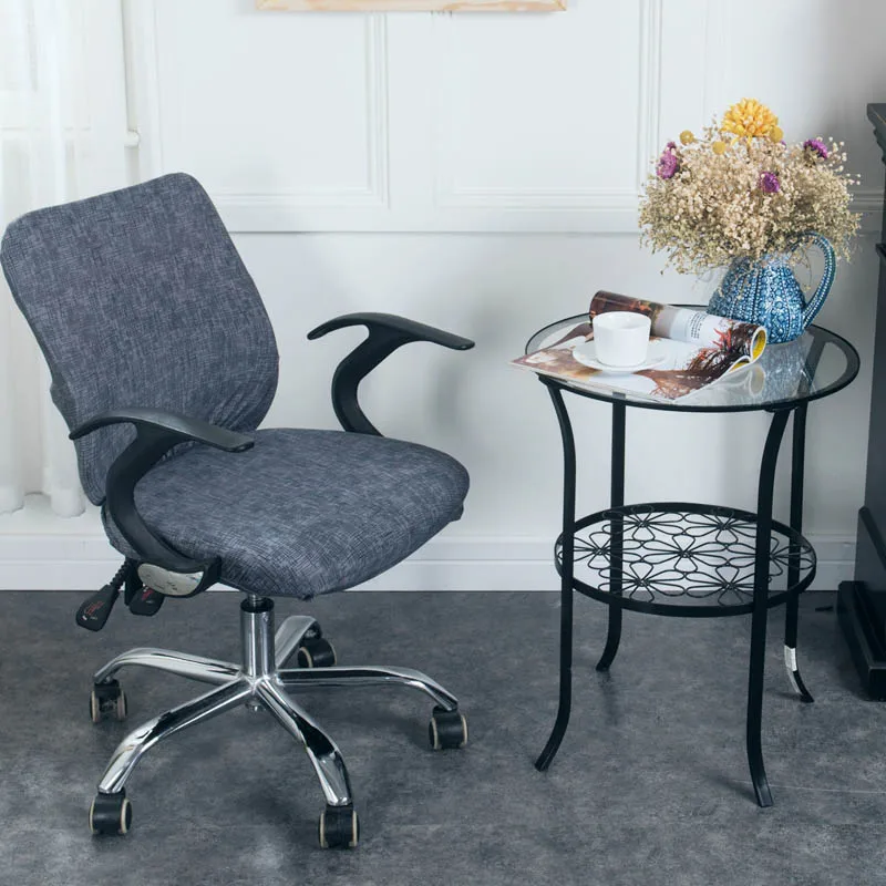 Спандекс чехол для офисного стула с принтом чехол на компьютерное кресло современное эластичное стрейч-кресло чехлы для сидений чехлы - Цвет: Color 9