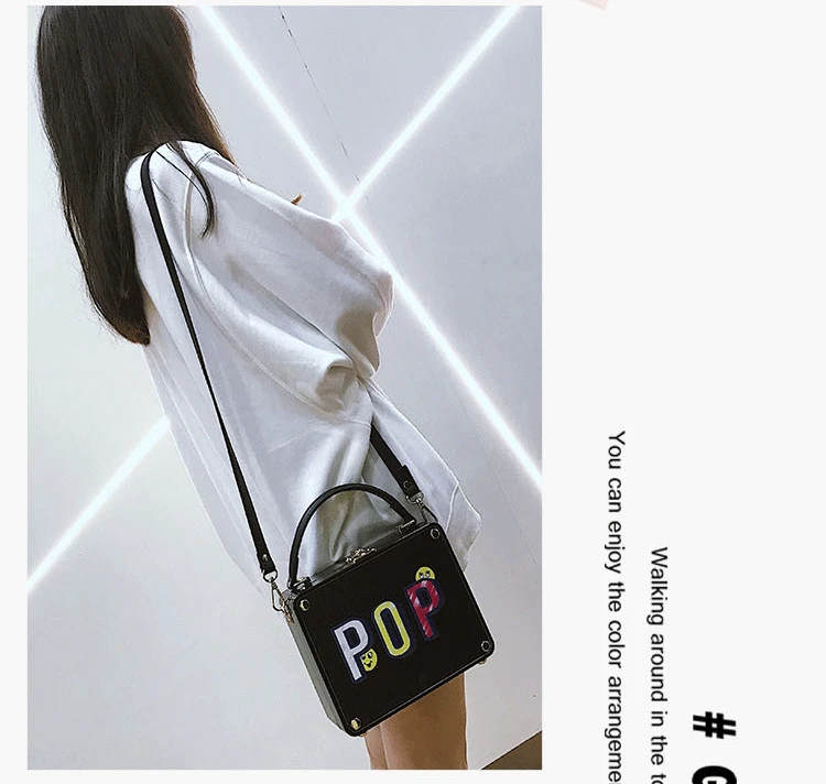 Модные дизайнерские женские вечерние сумки-тоут с мультяшными буквами, сумка через плечо, мини-сумка-мессенджер, дизайнерская сумка