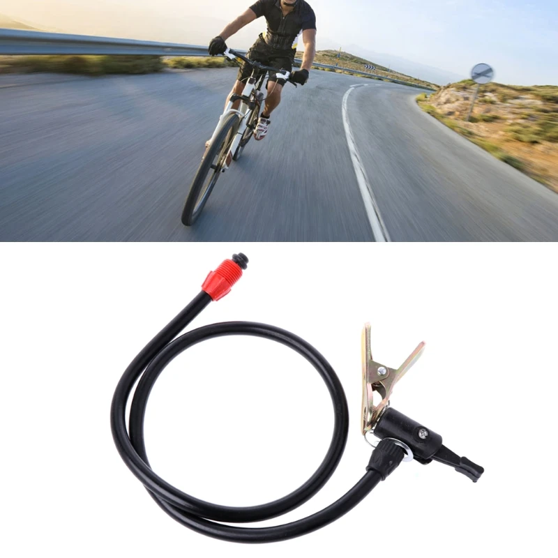

Bike Bicycle Tyre Tire Hand Air Pump Inflator Replacement Hose Tube Rubber Tool