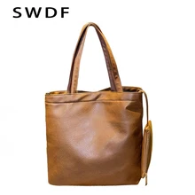 

SWDF 2018 New Fashion Simple Tuo Tu Hong Kong Wind Retro Bag Handbag Shoulder Bag Designer Brand Luxury Handbags Free Shipping