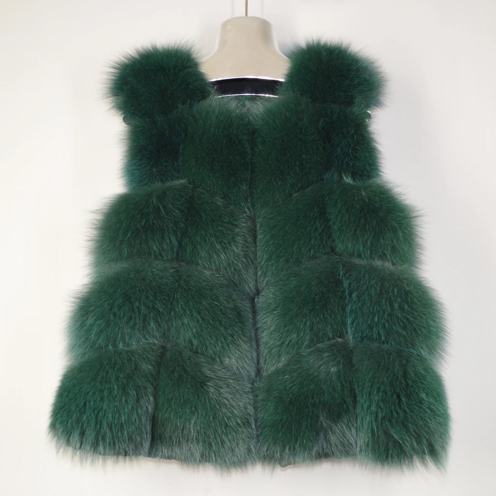 100 Qualité Renard Lady beige Chaud brown bright Véritable Dark White Sans D'hiver Mode Réel De Manches grey Veste color Femmes Blue Fox Fourrure Nouveau 1 natural Naturel Green Grey Gilet light FwXzq0PBO4