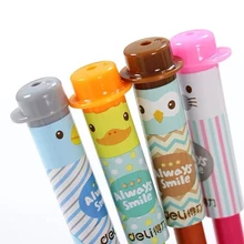 4 шт./лот карандаш кепки Kawaii силиконовый карандаш ручка мультфильм Extender ручка Toppers студентов канцелярские