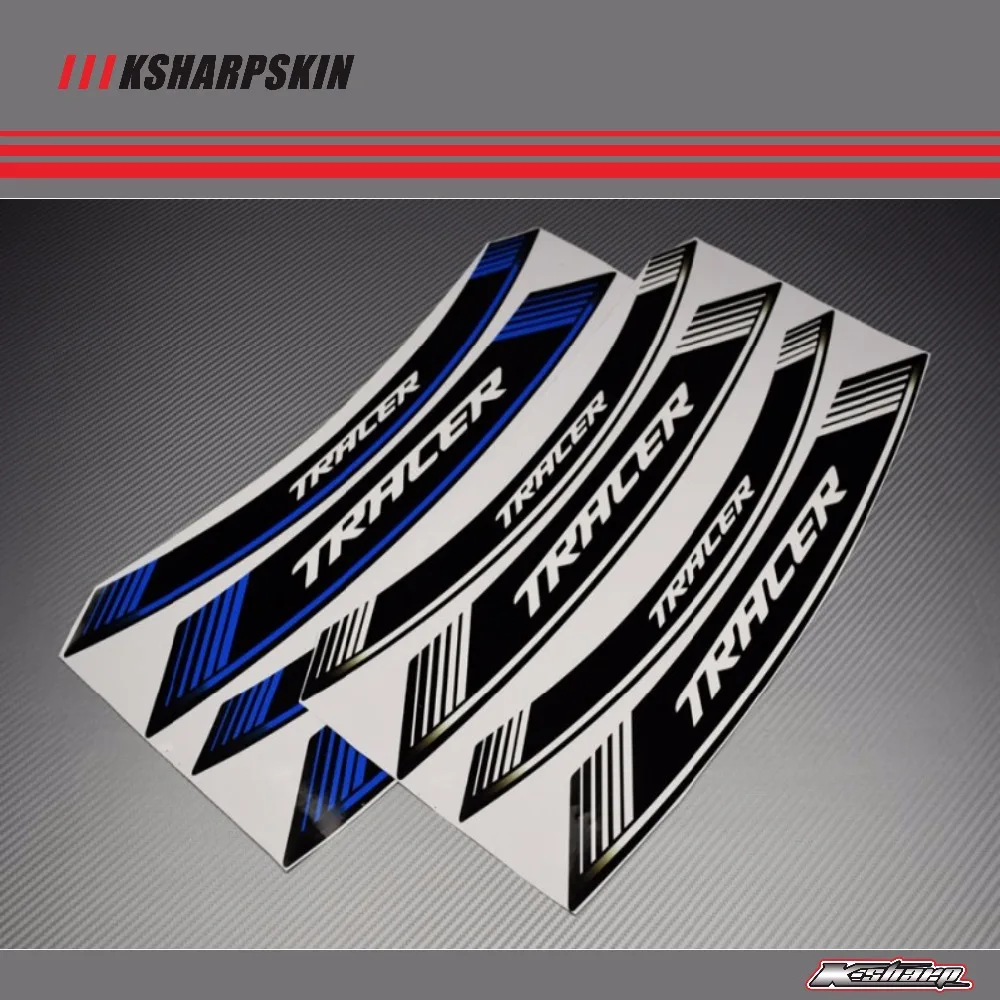 

8 X CUSTOM INNER RIM DECALS WHEEL STICKERS STRIPES STRIPS SPECIALS FIT YAMAHA TRACER 700 900 GT MT-07 MT-09