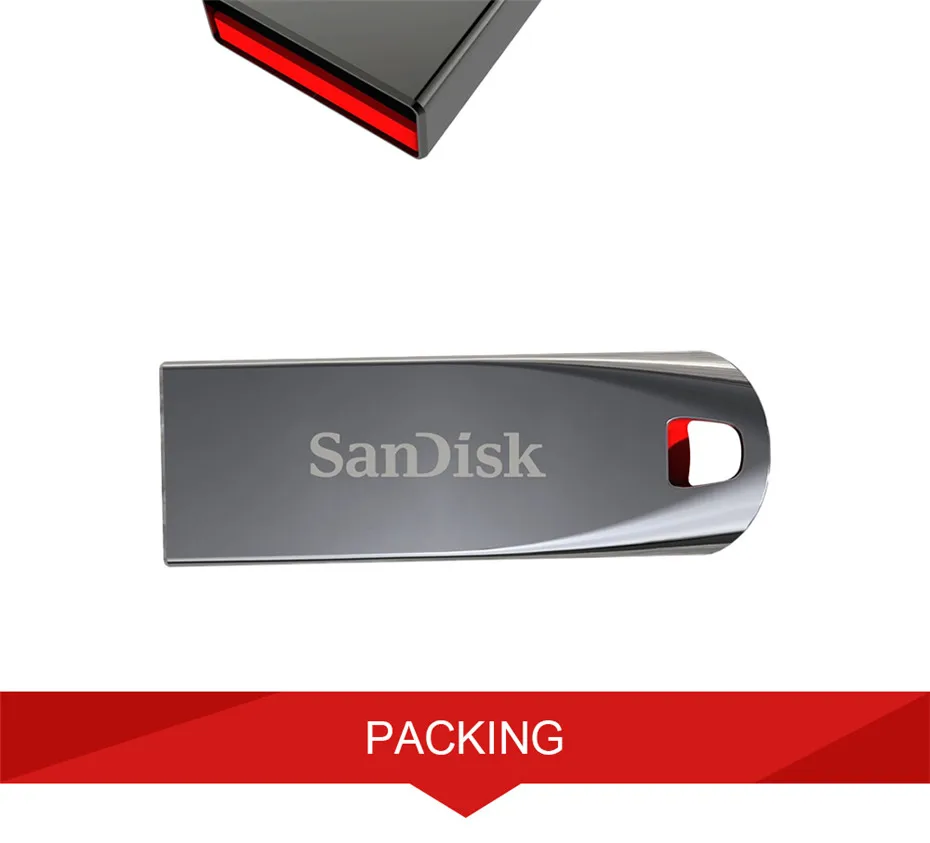 SanDisk CZ71 USB флеш-накопитель 16 ГБ 32 ГБ 64 Гб металлический Флешка 64 Гб cle usb ключ флеш-накопитель ручка-накопитель usb флешка Бесплатная доставка