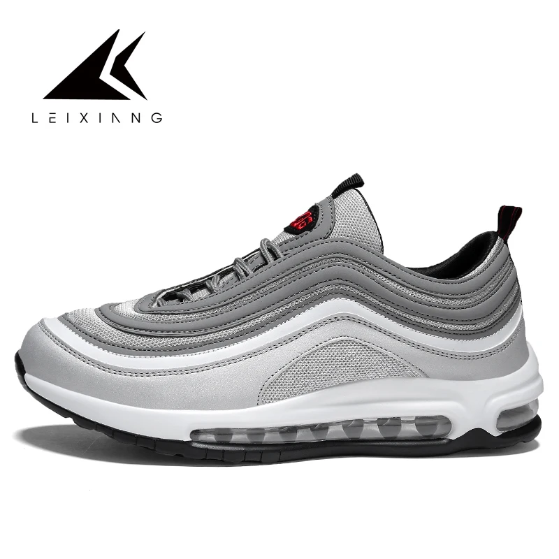 Продажа LEIXIANG 2018 для мужчин кроссовки Свет Спортивная обувь дышащая микрофибра воздуха дезодорант стельки Открытый Спортивные прогулки Бег обув