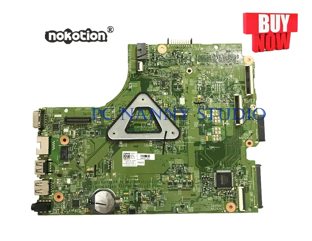 PCNANNY 0NXCCW для Dell Vostro 15 3549 материнская плата ноутбука 3025U DDR3L 13302 1