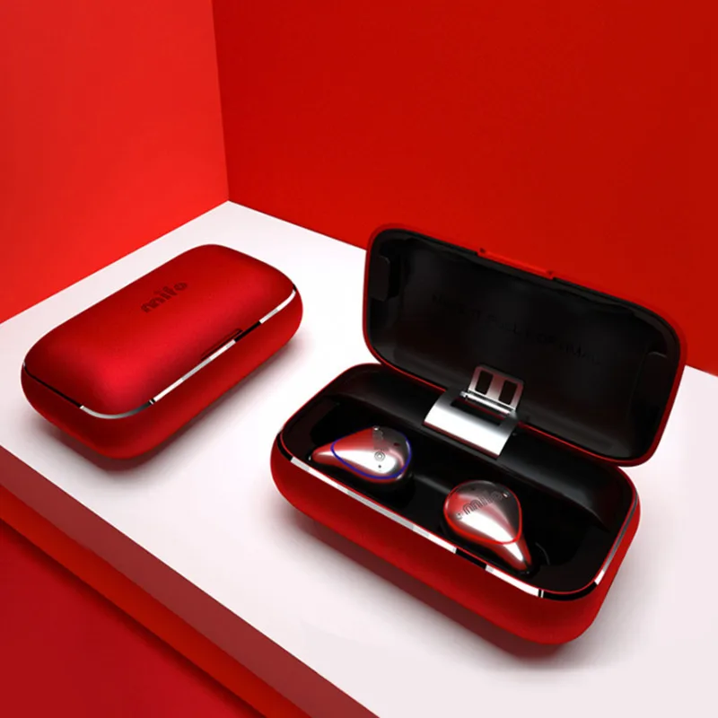 

Mifo Bluetooth 5.0 True Wireless waterproof Bluetooth Earphone Sports Stereo Sound Earphones with Charging Box for Phone O5