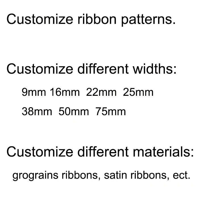 

kingsens printed ribbons Customize different patterns, widths, materials, etc