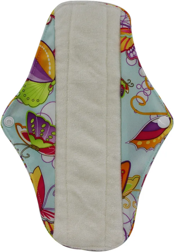 Ohbabyka из натурального бамбука женские прокладки многоразовые текстильная салфетка Serviette гигиенические Lavable многоразовые гигиенические прокладки вкладыши Прямая - Цвет: women cloth pad04