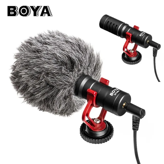 

Wireless Microphone BOYA BY-MM1 Camera Recording Studio Video Microfone for iPhone X dslr canon sony andoid PK BM Rode