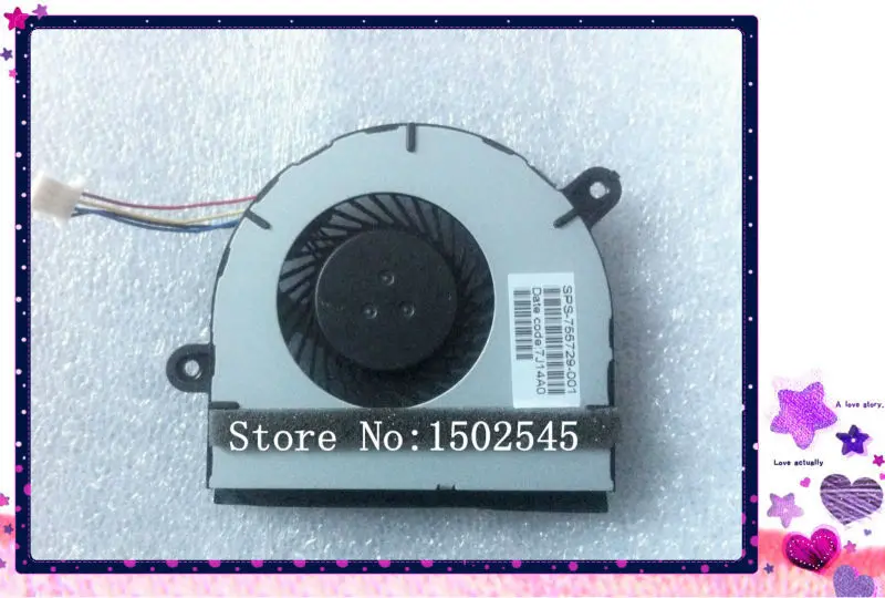 Free shipping genuine new original laptop CPU fan cooling fan for HP Pavillion 11-N X360 11-N010DX CPU fan 755729-001