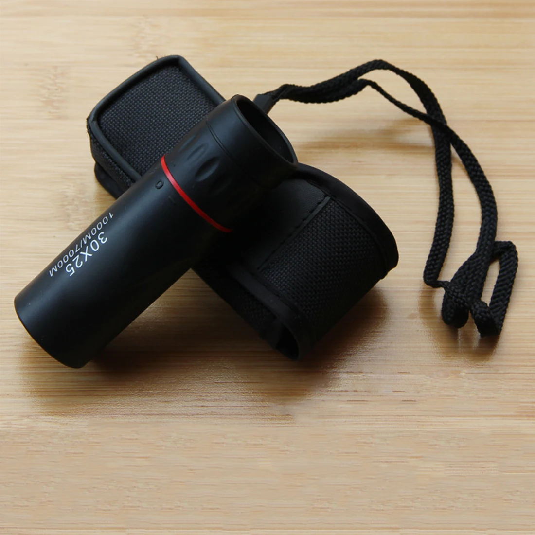 

Mini 30x25 HD Optical Monocular Focus Telescope Zoomable 10X Magnifier Waterproof Night Vision Telescope Black