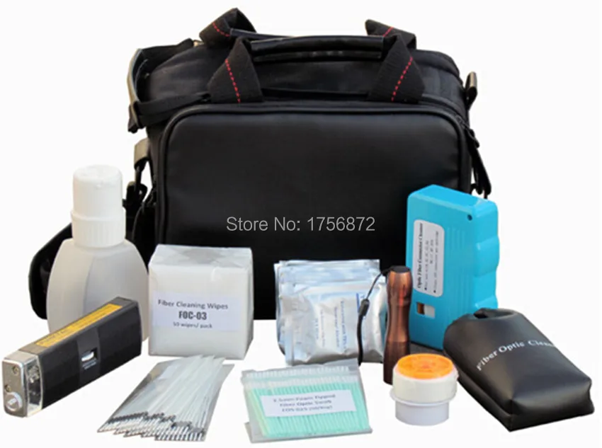 

Economy Fiber Optic Cleaning Kit For Cleaning Inspection 200X Hand Microscope