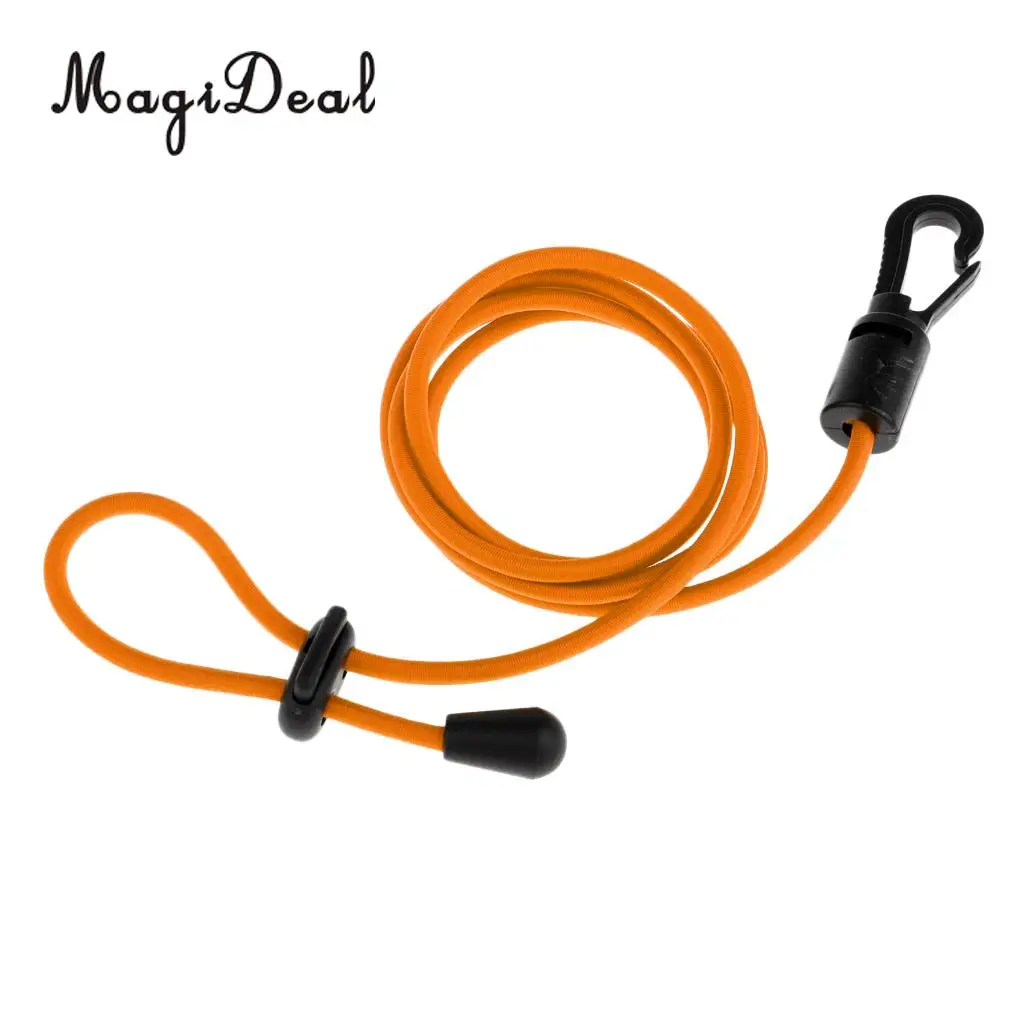 Perfeclan Elastic Safety Kayak Boat Paddle Leash Fishing Rod Cord Bungee Rope for Diving Fishing Boat Sailing Equipment