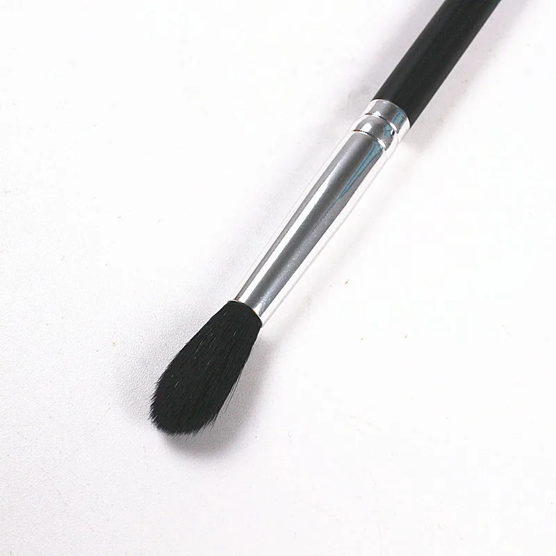 Превосходное качество шерсти Halo краситель кисти тени для век детали макияжа Кисти Ретро черный профессиональный косметический инструмент#330