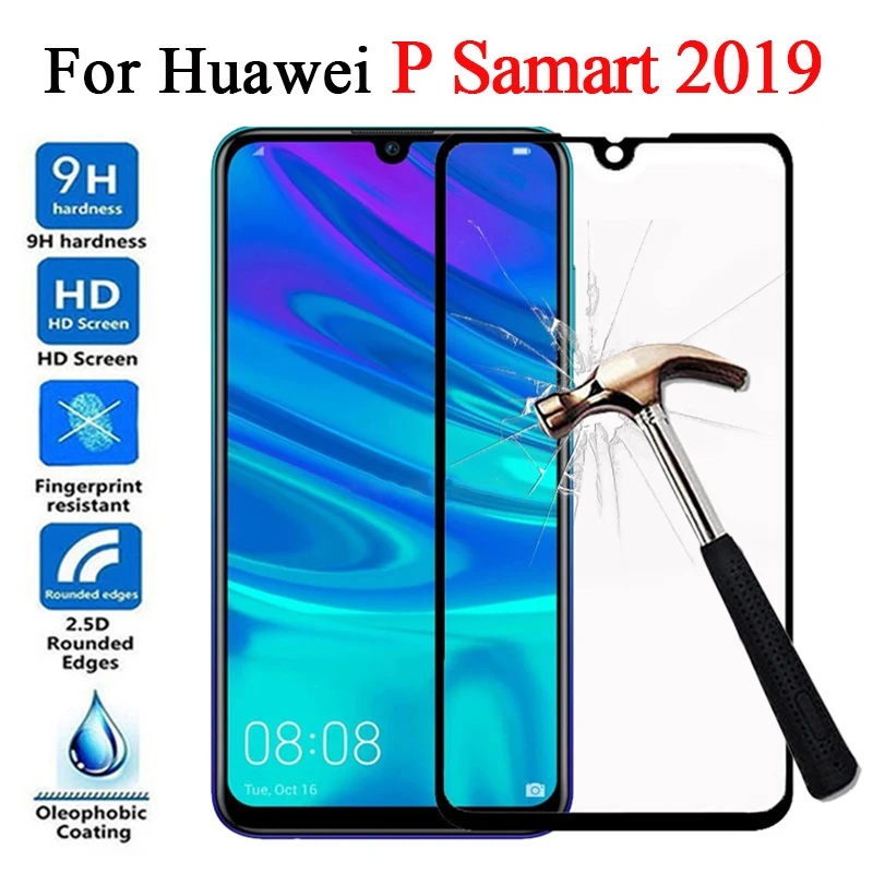 

Tempered Glass For Huawei P30 P20 P10 Pro Lite P smart 2019 P9 Lite 2017 Nova 3 3i Mate 20 10 Lite Full Cover screen protector