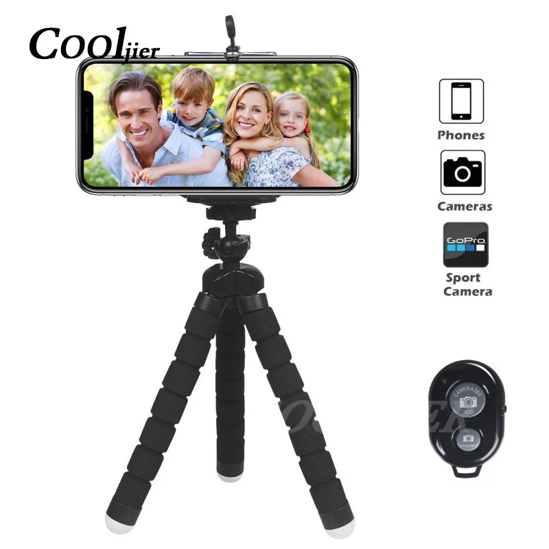shop with crypto buy Flexible Octopus Tripod BT Remote pay with bitcoin