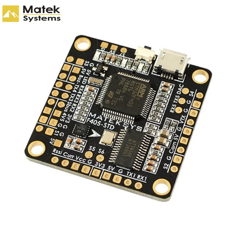 Matek F405-STD BetaFlight STM32F405 Контроллер полета встроенный Инвертер OSD для RC Multirotor FPV гоночный Дрон запасные части Accs