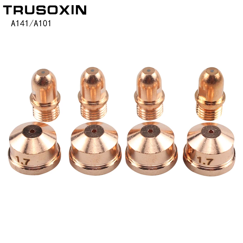 

3 Tip PD0101 and 3 Electrode PR0101 Non-original A141 A101 Air Plasma Cutting Torch Cutter Consumables kit