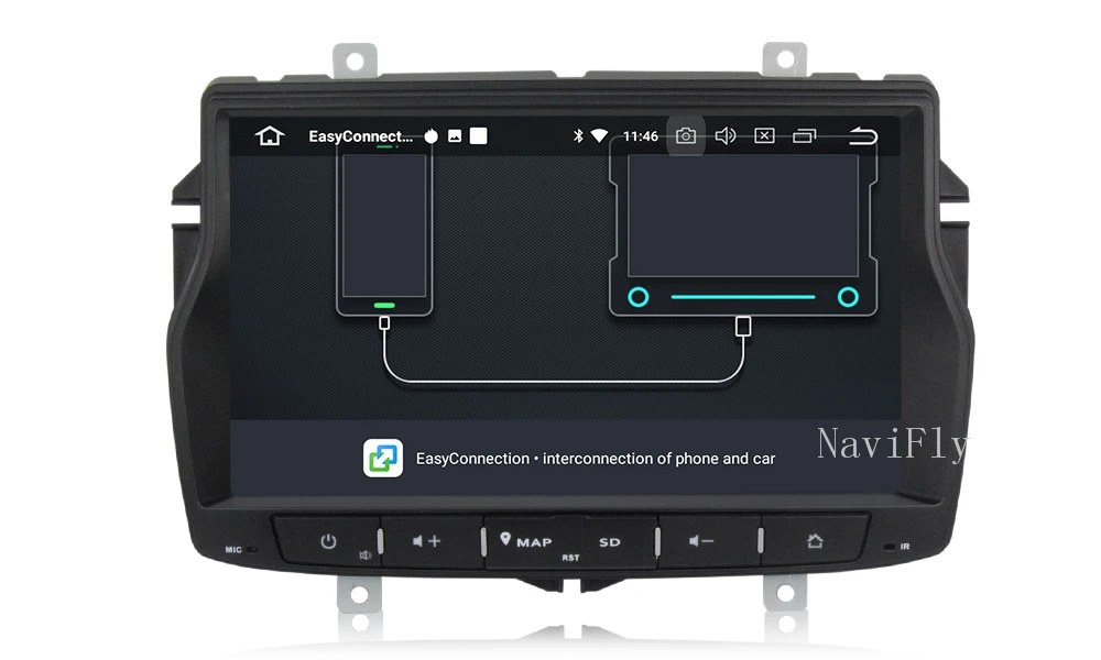 Cheap NaviFly 4GB+32GB Android 8.0 car radio multimedia player for Lada Vesta car gps navigation head unit stereo system 16
