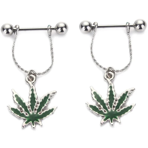 Buy 2PCS Clear Crystal Heart Nipple Ring Punk Nipple Piercing Mamilo Sexy Women