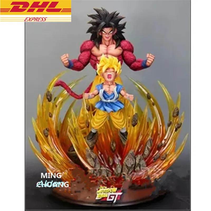 

24" Statue Dragon Ball Bust Super Saiyan Full-Length Portrait Son Goku GK Action Figure Collectible Model Toy BOX 60CM Z1112