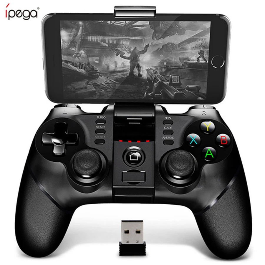 Ipega 9076 PG-9076 Bluetooth Gamepad Game Pad Controller Mobile Trigger Joystick For Android Cell Phone PC Hand Free Fire