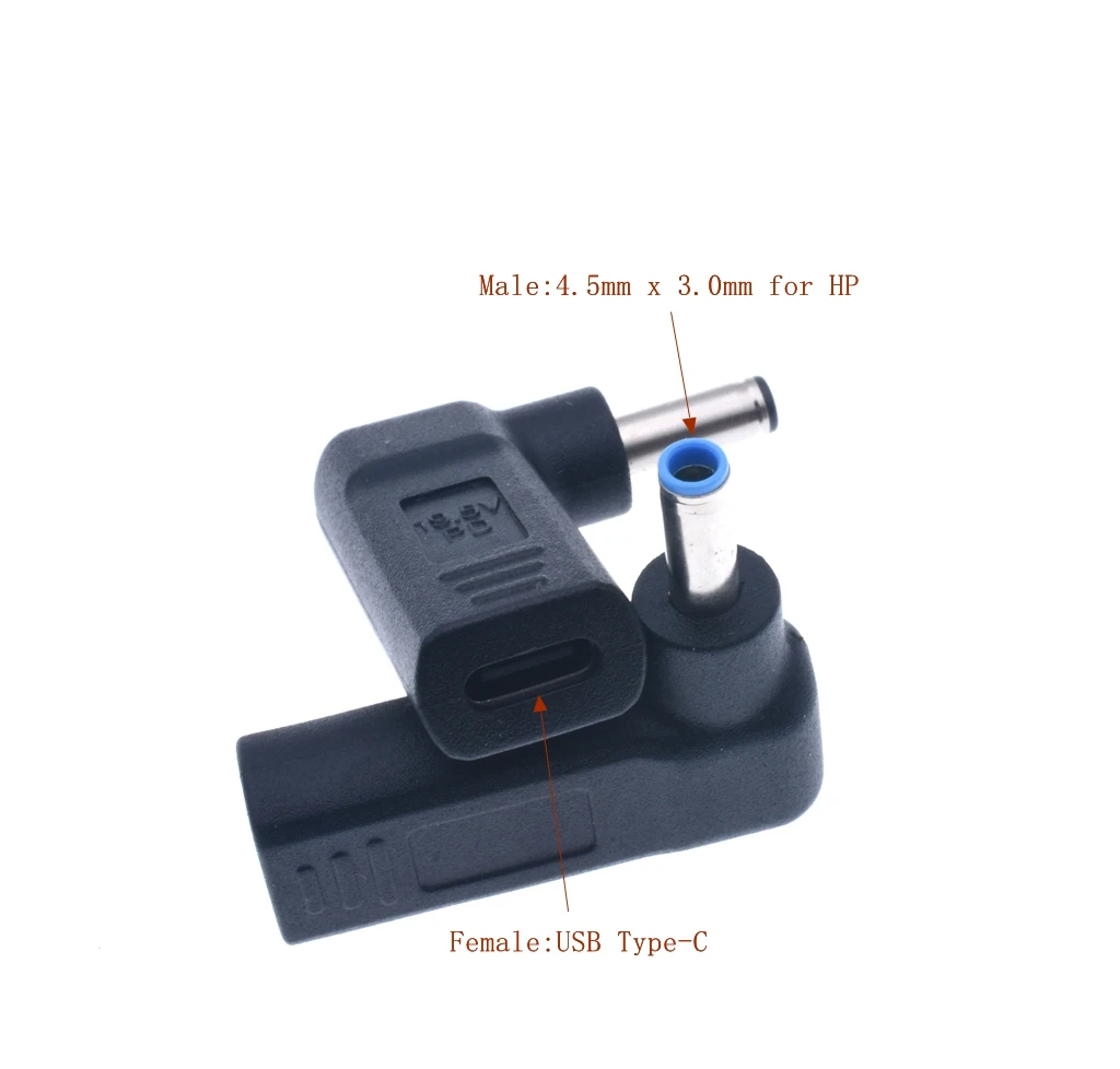 Адаптер питания для ноутбука, разъем постоянного тока, usb type C, женский, универсальный, мужской разъем, конвертер для lenovo, для Asus, зарядное устройство для ноутбука