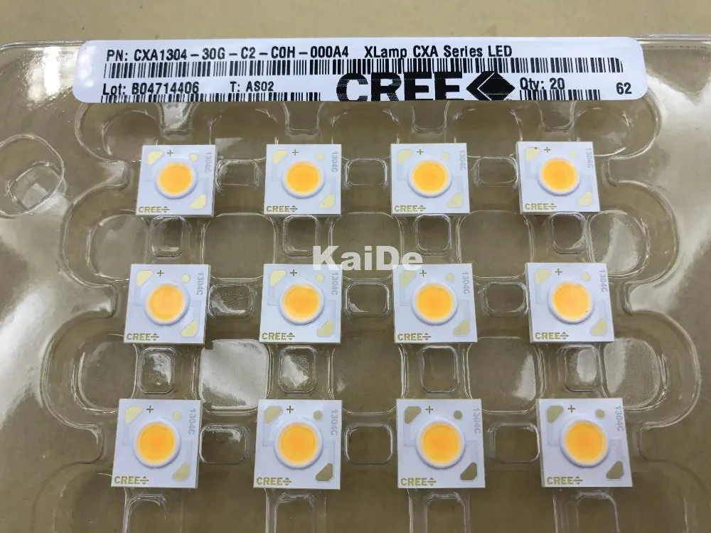 CREE XLamp CXA1304 Светодиодная лампа 3,7-10,9 Вт COB white5000k нейтральный white4000k теплый белый 3000K излучатель светильник