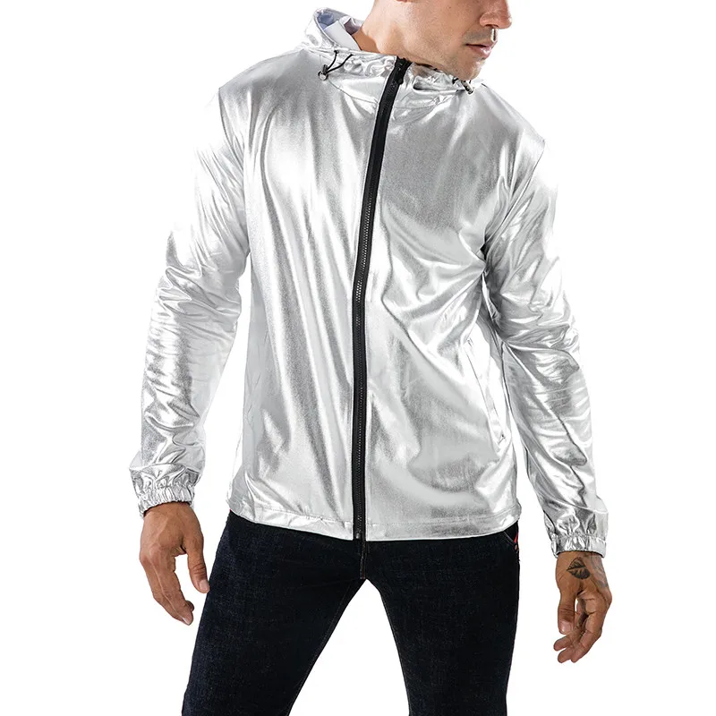 2018 New Autumn Jackets Men Luxury Shiny Jacket Fashion Nightclub Clothing Glittering Silver Golden Jacket Coat Rockabilly Men 2018 New Autumn Jackets Men Luxury Shiny Jacket Fashion Nightclub Clothing Glittering Silver Golden Jacket Coat Rockabilly Men