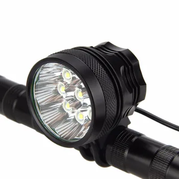 

15000LM 9x XM-L T6 LED Cycling Bicycle Bike Head Hunting Light Headlight Waterproof Torch