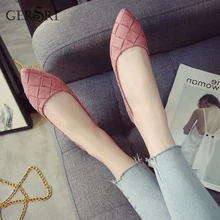 Gersri/Женская обувь с острым носком; роскошная женская обувь на плоской подошве; сезон весна-осень; женская обувь на плоской подошве; женские слипоны; лоферы; большие размеры