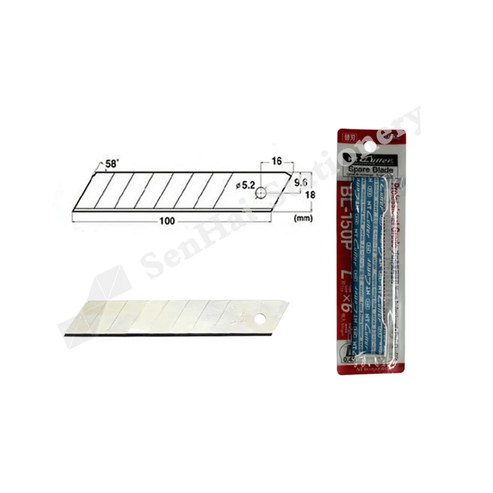 Японские BL-150P сменные лезвия 120 шт./лот(58 градусов, ширина 18 мм) для J300, L500, L550, L2000