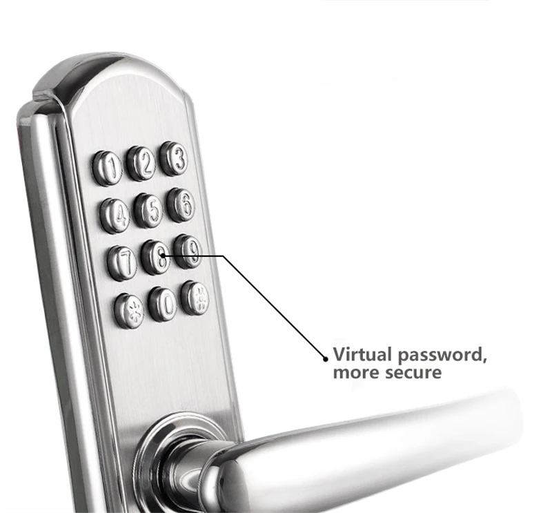 Высококлассный механический цифровой кнопочный дверной замок без ключа клавиатура кодовый замок для домашней мебели покрытие аппаратные замки