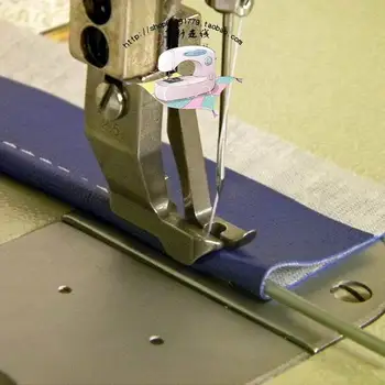

Industrial sewing machine synchronous drive integrated feeding thick material leather rope presser foot pressure inside and outs