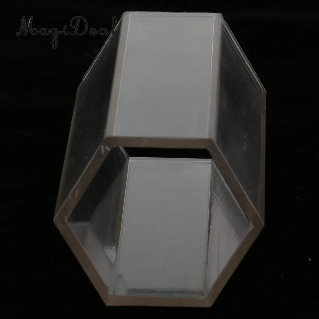 MagiDeal Hexagon Shape Candle Mould Soap Mold for DIY Candle Making Handmade Soap DIY Accessories Home Decor