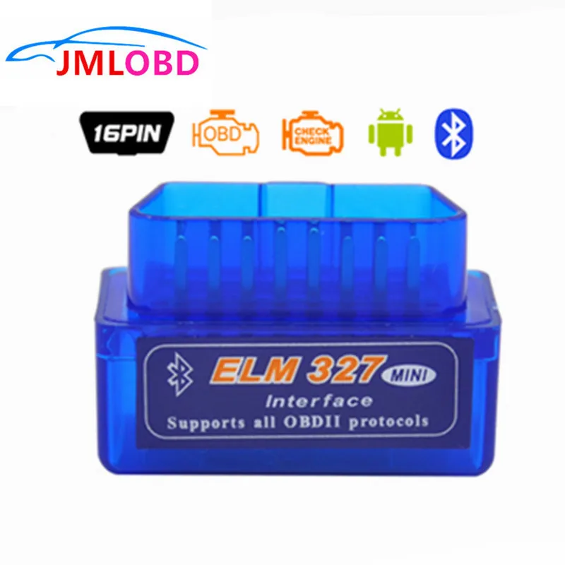 Последняя версия V1.5 Супер Мини ELM327 Bluetooth OBD OBD2 беспроводной ELM 327 Многоязычный интерфейс для Android Torque/PC