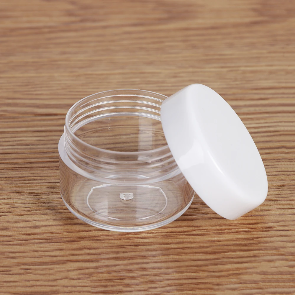

5PCS Mini Sample Bottle Makeup Jar Cosmetic Vials Face Cream Container Household Storage Box Face Cream Container3/5/10/15ml