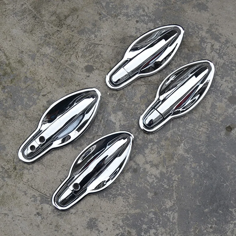Автомобильный хромированный abs-пластик наружная дверная ручка Чаша крышка литье отделка для Honda CRV CR-V 2012 2013 Стиль