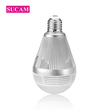 SUCAM 3MP Wireless Wifi Camera IP 360 Panoramic 3D VR Bulb Light 360 Degrees FishEye Video Surveillance Mini Wi-fi Cam iCSee