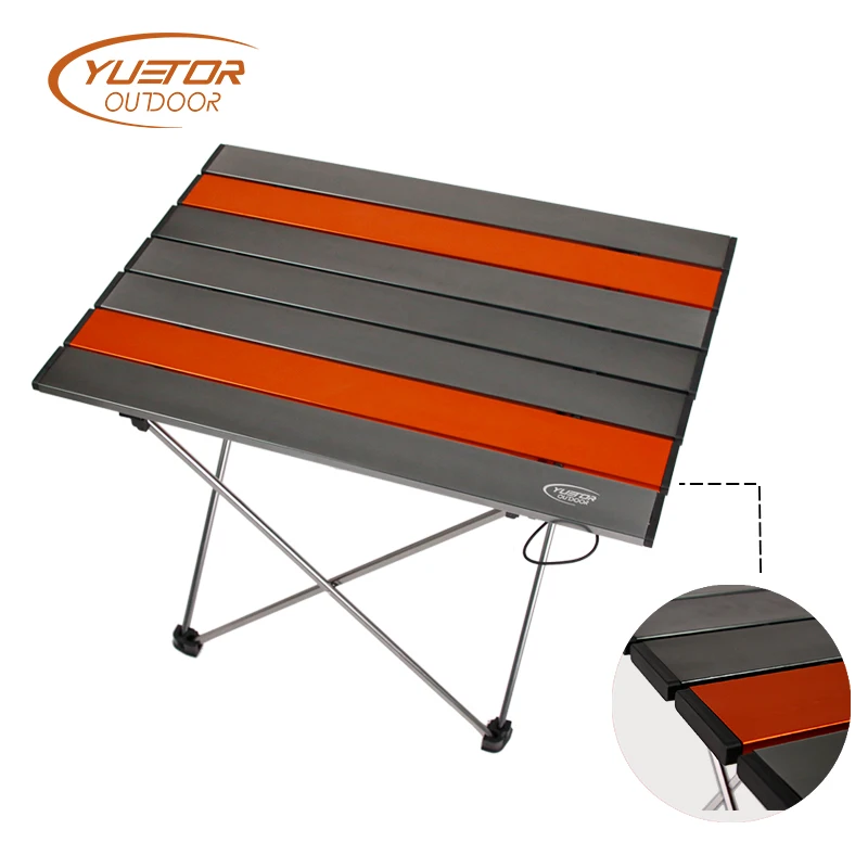 YUETOR OUTDOOR HOT New Small Size Ultra Light Portable Foldable Folding Table Desk Camping Outdoor