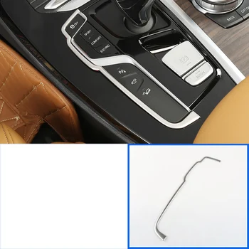 

lsrtw2017 stainless steel car gear panel buttons trims for bmw x3 2018 2019 2020 g01