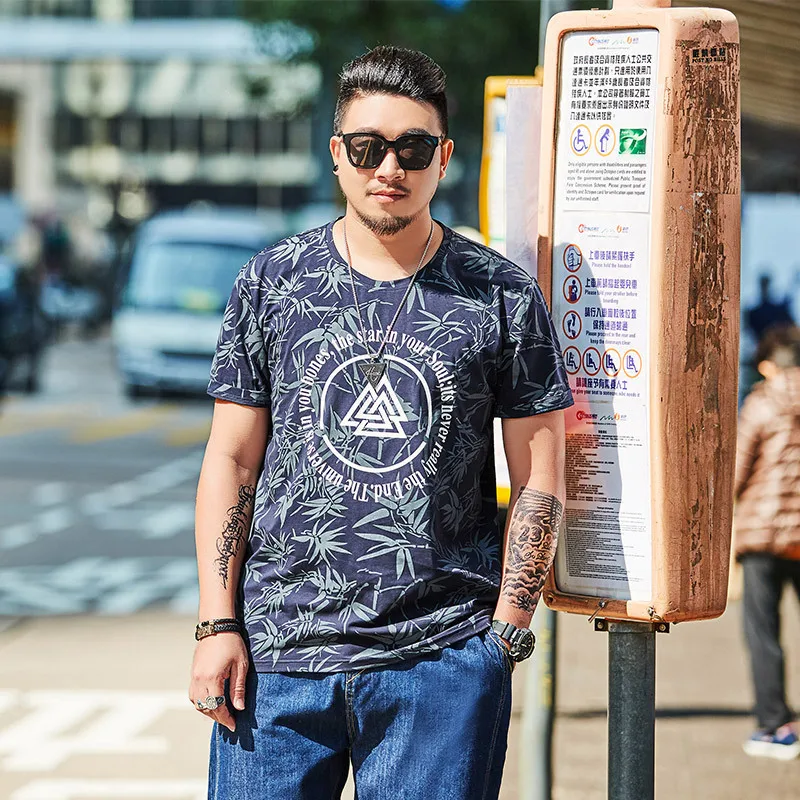 Большой размер 6XL 7XL мужские рубашки с коротким рукавом Футболка camisa Уличная Повседневная рубашка свободная брендовая одежда для более размера d