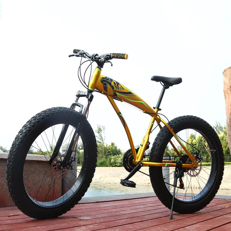 Cheap New Arrival 24 26-inch Snow Bike Two-disc Brake 4.0 Tires Beach Mountain Bike Bicicleta Road Bike Carbon Fiber Frame 1 Cheap New Arrival 24 26-inch Snow Bike Two-disc Brake 4.0 Tires Beach Mountain Bike Bicicleta Road Bike Carbon Fiber Frame 1