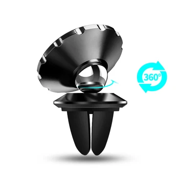 

Magnet Car Phone Holder Air Vent Mount Car Center Console Holder 360 Rotation For Lada kalina granta priora niva largus samara